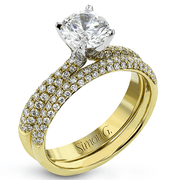 Wedding Set in 18k Gold with Diamonds