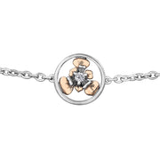 Quebec Blue Flag Iris Canadian Diamond Bracelet