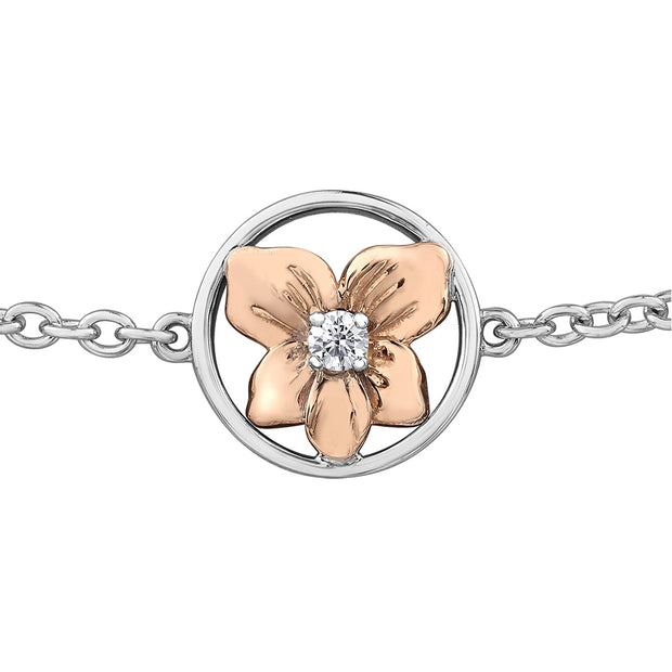 New Brunswick Purple Violet Canadian Diamond Bracelet