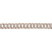 Stunning Diamond Curb Chain Bracelet