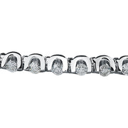 Tension Set Diamond Tennis Bracelet
