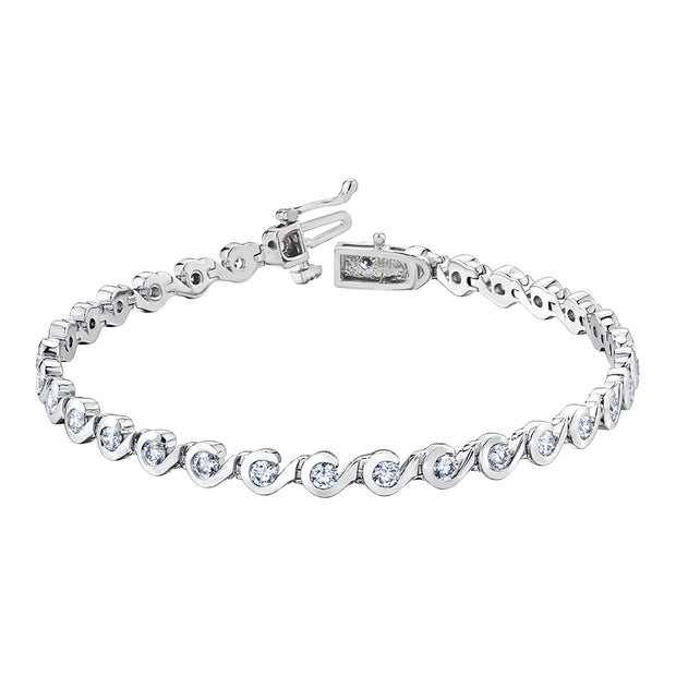 Tides of Love Canadian Diamond Tennis Bracelet