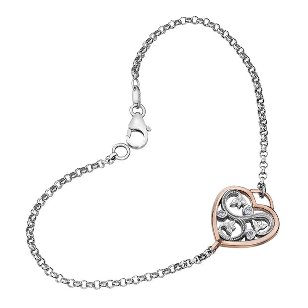 Canadian Diamond Summer Enchanted Heart Bracelet