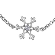 Canadian Diamond Snowflake Bracelet