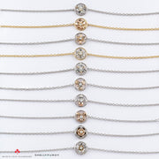 Canadian Diamond Ontario Trillium Flower Bracelet