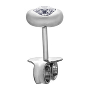 Bezel Set Canadian Diamond Stud Earrings