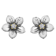 Nova Scotia Mayflower Canadian Diamond Earrings