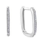 Rectangular Hoop Earrings
