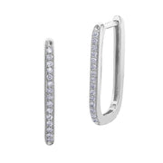 Rectangular Hoop Earrings