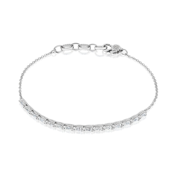 Bracelet Tacori Stilla avec diamants en forme de poires