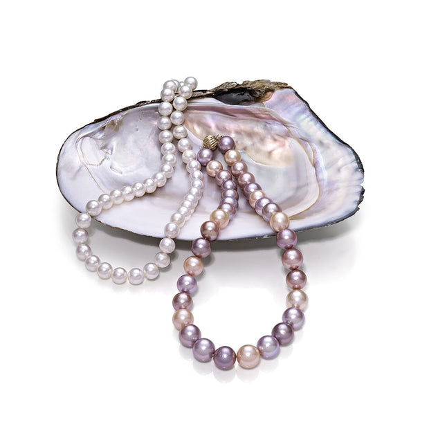 Customizable Pearl Strand Necklaces