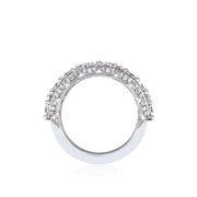 Tacori Classic Crescent East-West Geometric Diamond Band