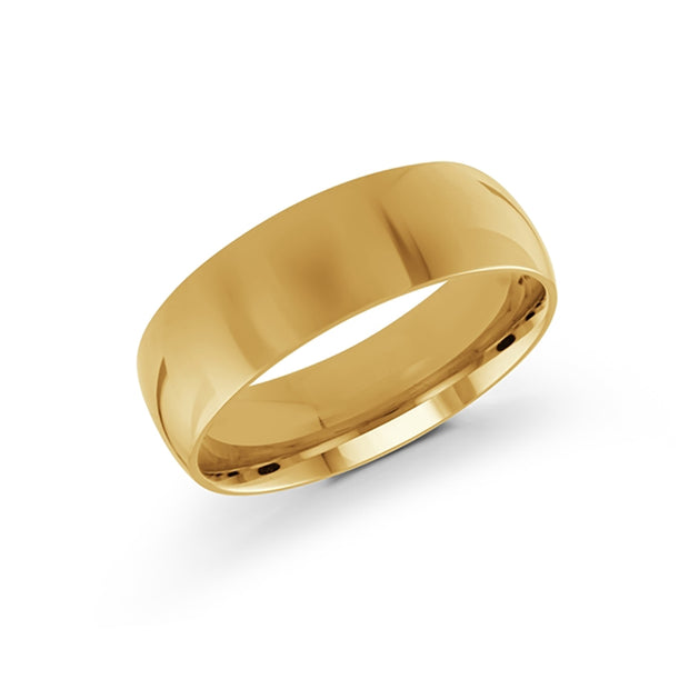 Men's Yellow Gold Wedding Band