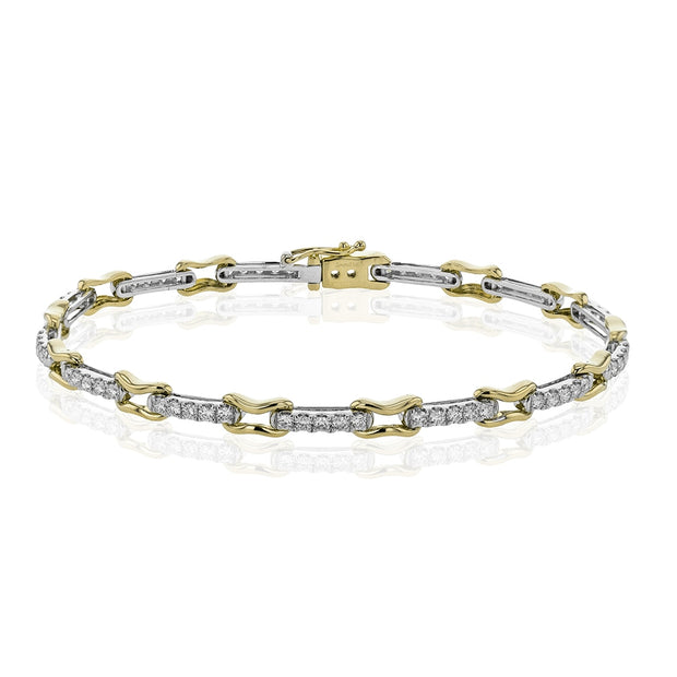 Simon G Unique Diamond Tennis Bracelet
