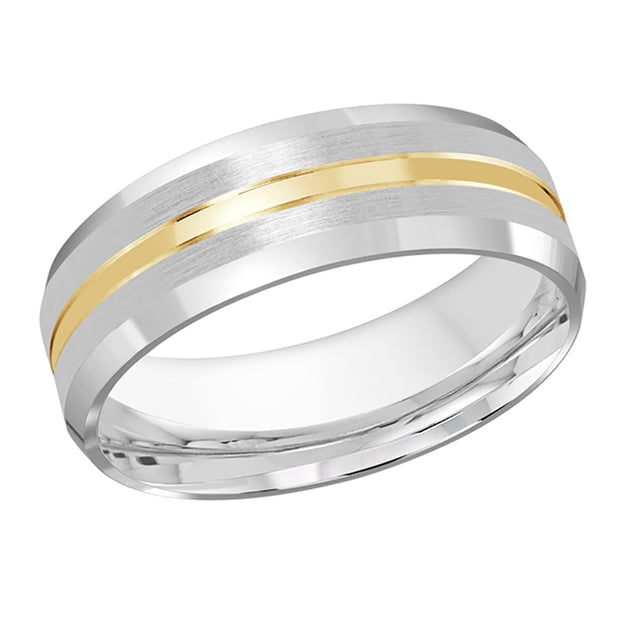 Two-Tone Gold Wedding Band