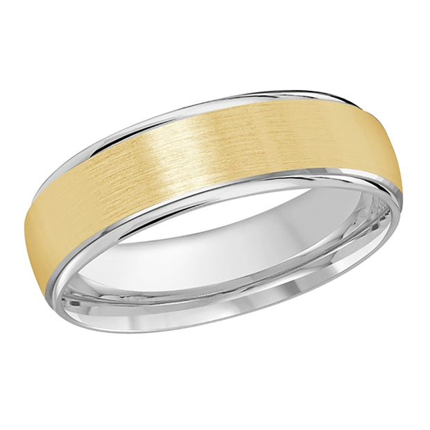 Two-Tone Gold Wedding Band