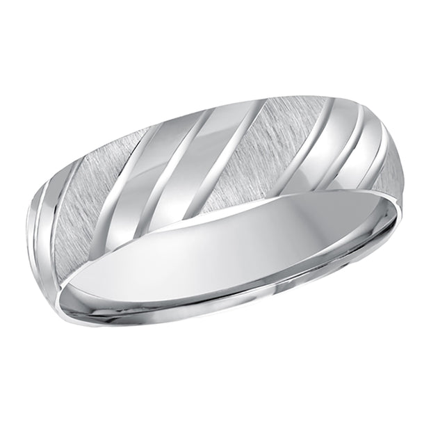 Men's Patterned Wedding Band