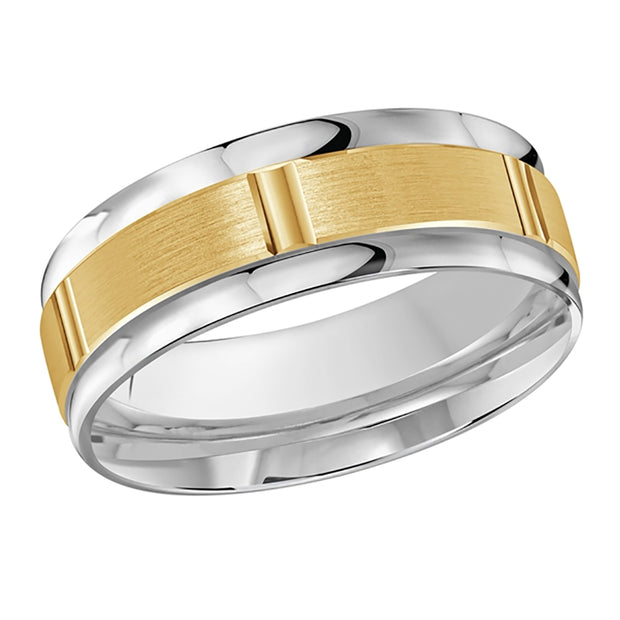 Two-Tone Gold Wedding Band