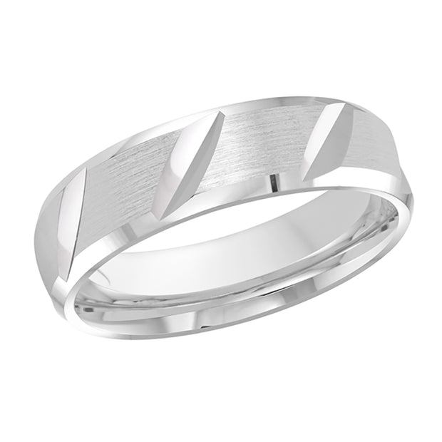 Men's Etched Wedding Ring