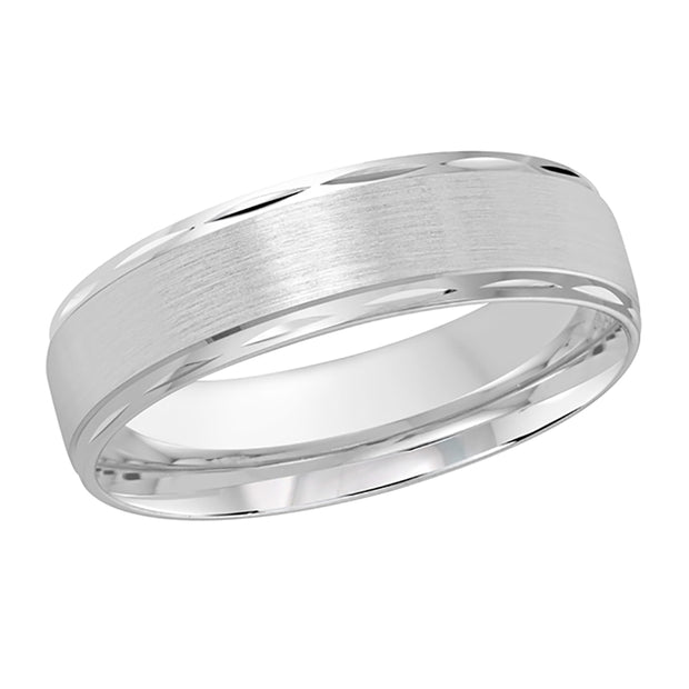 Men's Beveled Wedding Band