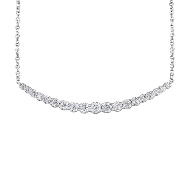 Classic Graduated Diamond Necklace