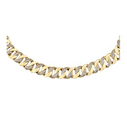 Diamond Curb Chain Necklace