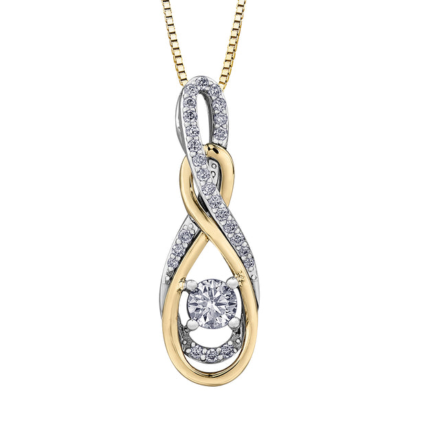 Canadian Diamond Infinity Pendant
