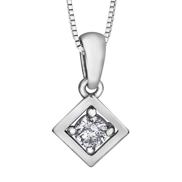 Classic Diamond Solitaire Pendant