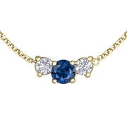 Gemstone and Canadian Diamond Necklace
