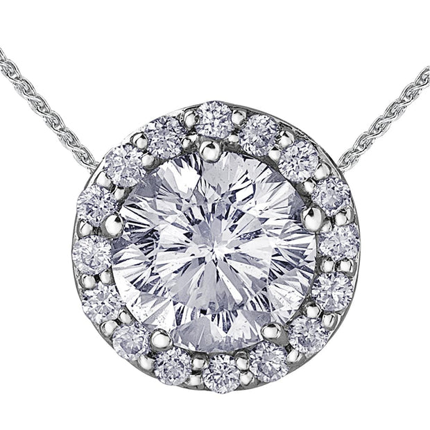 Round One-Fifty Cut Canadian Diamond Pendant