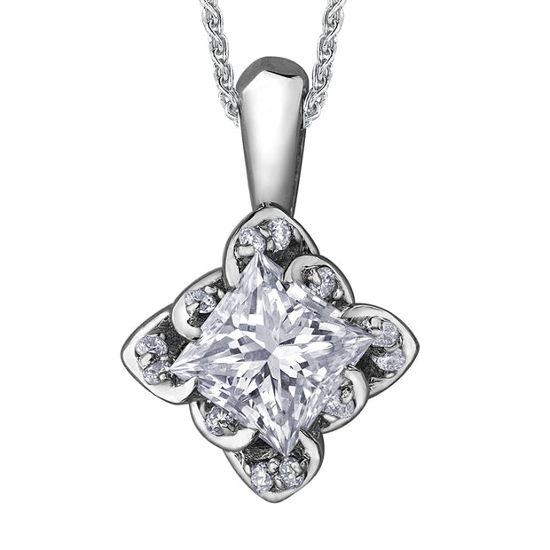 Wind's Embrace Canadian Diamond Pendant