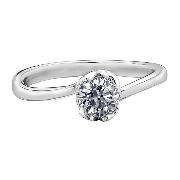 Autumn White Canadian Diamond Solitaire Ring