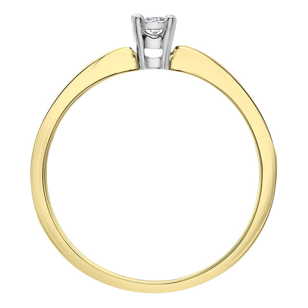 Dainty Diamond Solitaire Ring