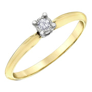 Dainty Diamond Solitaire Ring
