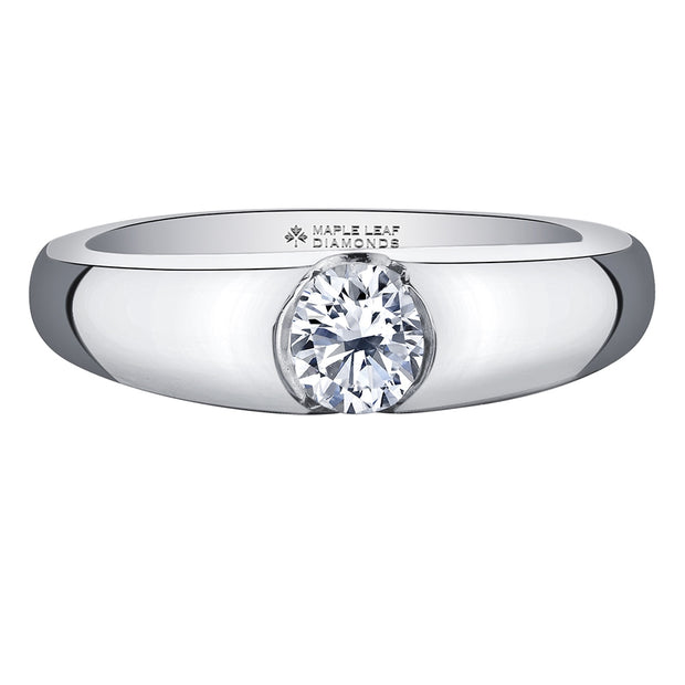 Canadian Solitaire Diamond Ring