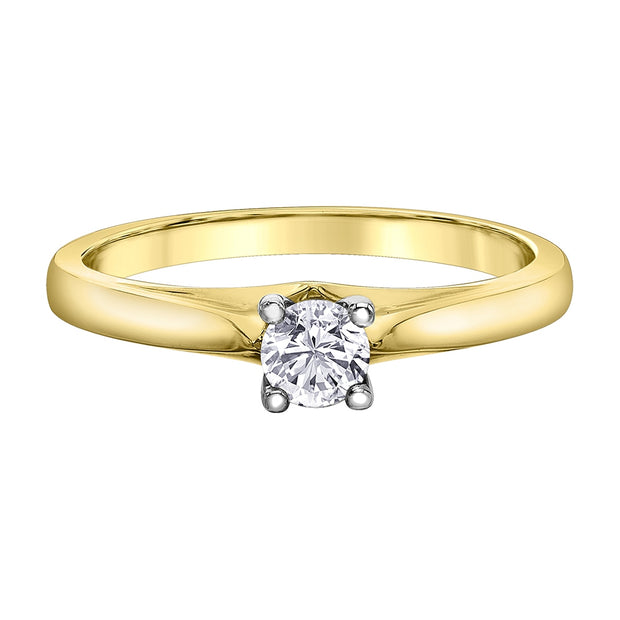 Canadian Diamond Solitaire Ring