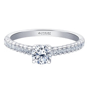 Eternal Flames Round Canadian Diamond Ring