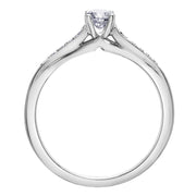 Canadian Diamond Ring with Accented Band