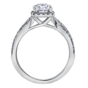 Cushion Cut Canadian Diamond Engagement Ring