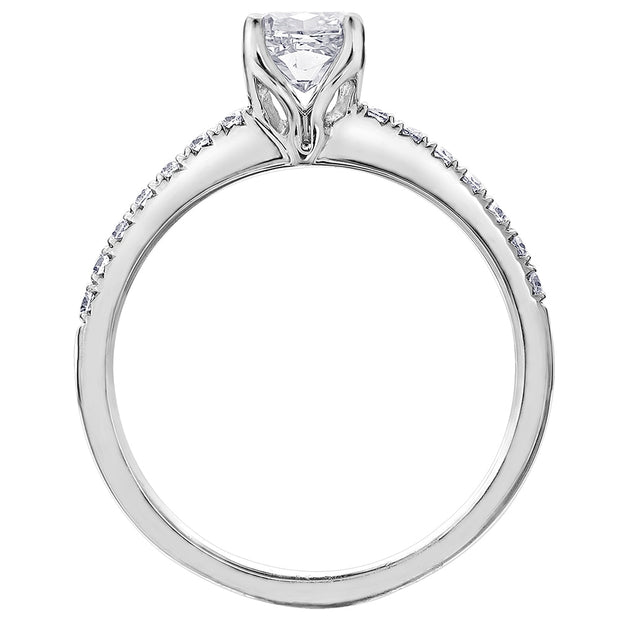 Cushion Cut Canadian Diamond Engagement Ring