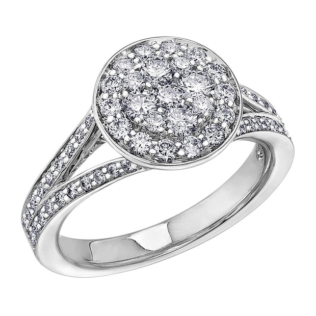  Bague de fiançailles en diamant canadien Estoria
