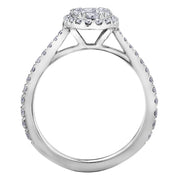 Canadian Diamond Oval Cluster Ring