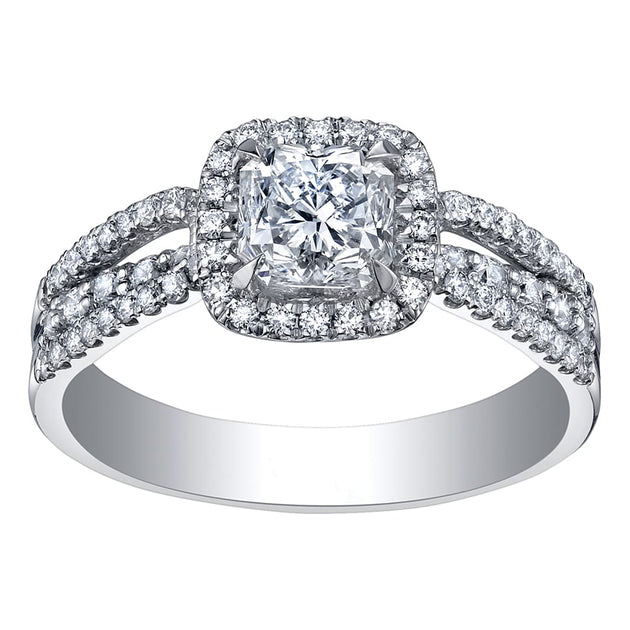 Canadian Radiant Cut Diamond Engagement Ring – La Maison D’Or Jewellers