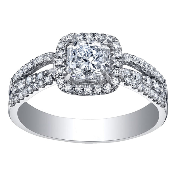 Canadian Radiant Cut Diamond Engagement Ring
