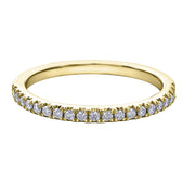 Diamond Half-Eternity Wedding Band