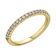 Diamond Half-Eternity Wedding Band