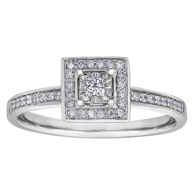 Princess Cut Canadian Diamond Ring