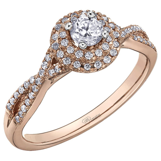 Round Canadian Diamond Ring