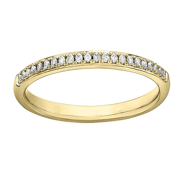 Diamond Half-Eternity Wedding Band