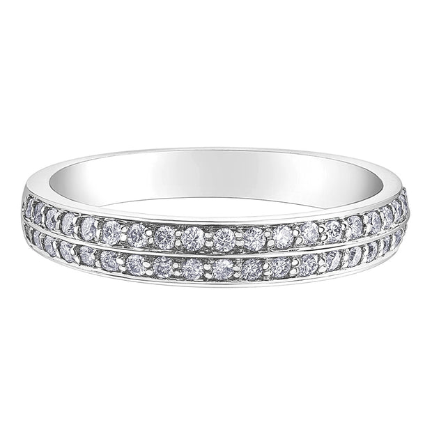 Double-Row Diamond Band